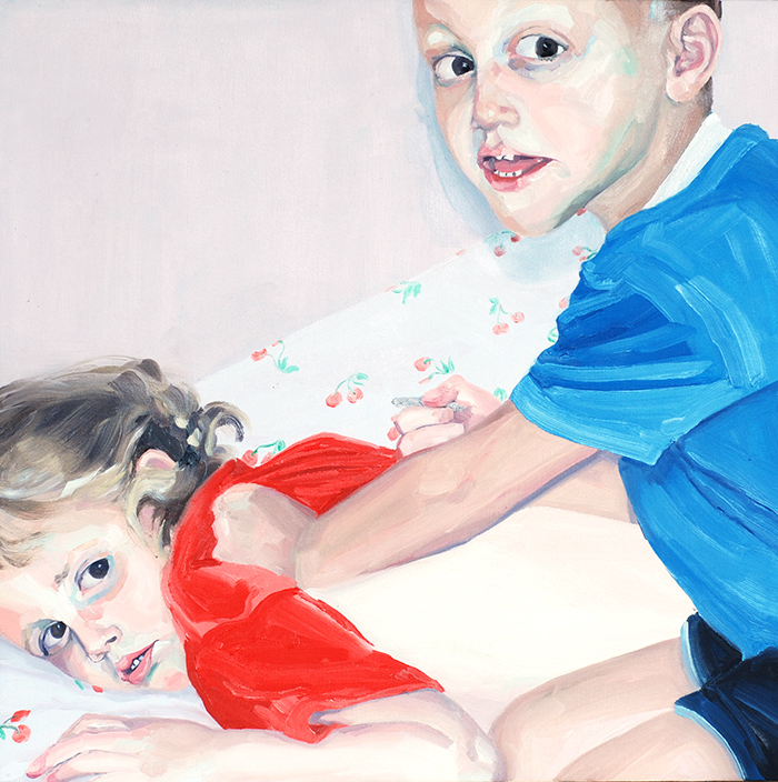 cherry girl 2, 2008, 60x60cm